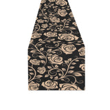 Rose Pattern Print Design 04 Table Runner