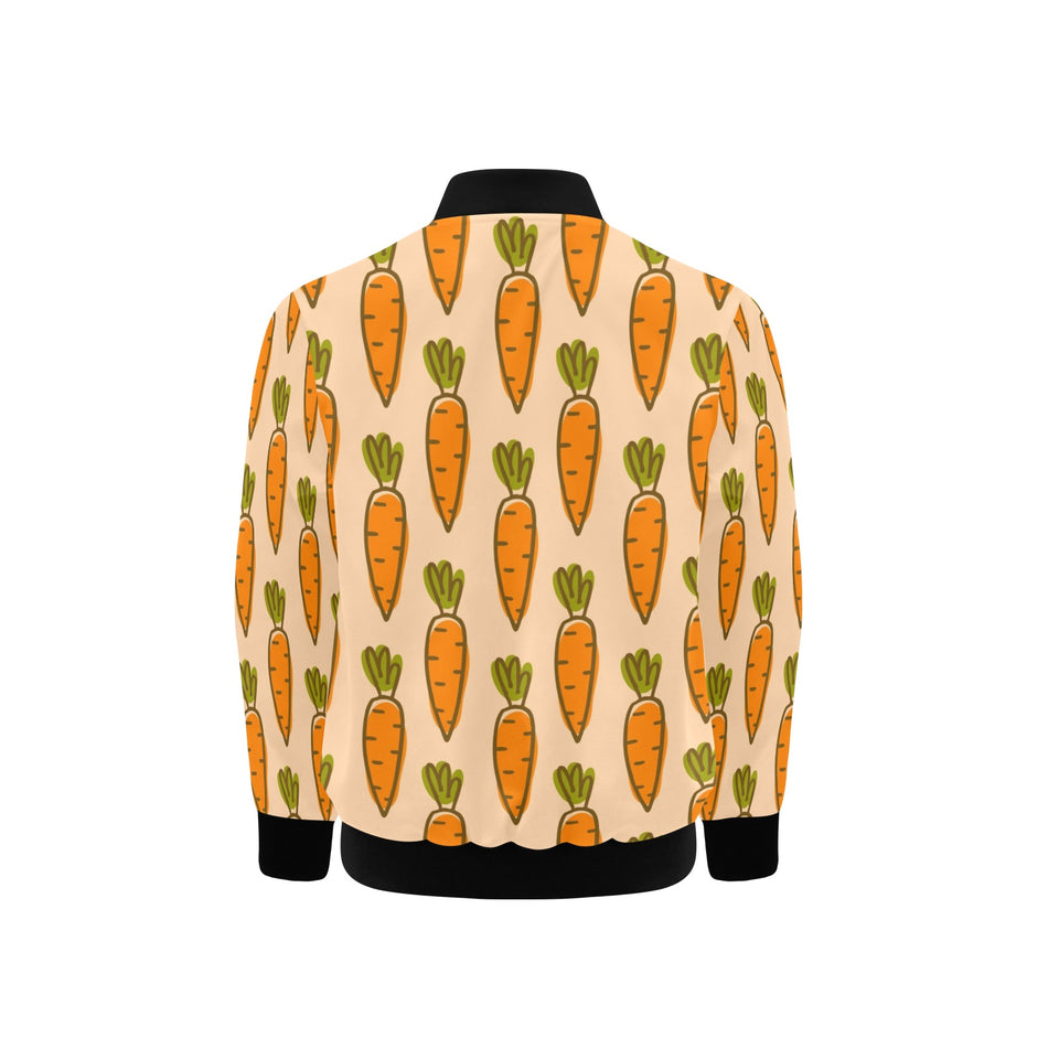 Carrot Pattern Print Design 04 Kids' Boys' Girls' Bomber Jacket