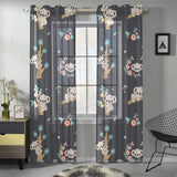 Cute koala pattern Gauze Curtain