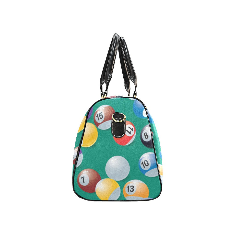 Billiard Ball Pattern Print Design 01 Travel Bag