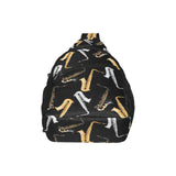 saxophone design pattern All Over Print Chest Bag