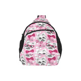 Yorkshire Terrier Pattern Print Design 03 All Over Print Chest Bag