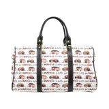 Camper Van Pattern Print Design 01 Travel Bag
