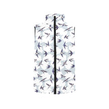 Swallow Pattern Print Design 05 Women's Padded Vest