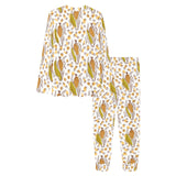 Corn Pattern Print Design 02 Women's All Over Print Pajama Set