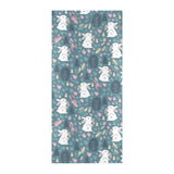 Cute rabbit pattern Beach Towel