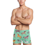 Colorful horses pattern Men's Swimming Trunks