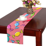 Colorful wrapped candy pattern Table Runner