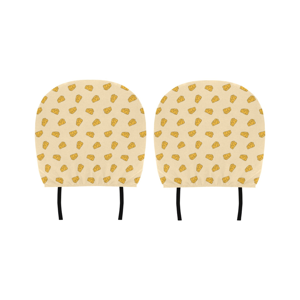 Cheese pattern Car Headrest Cover