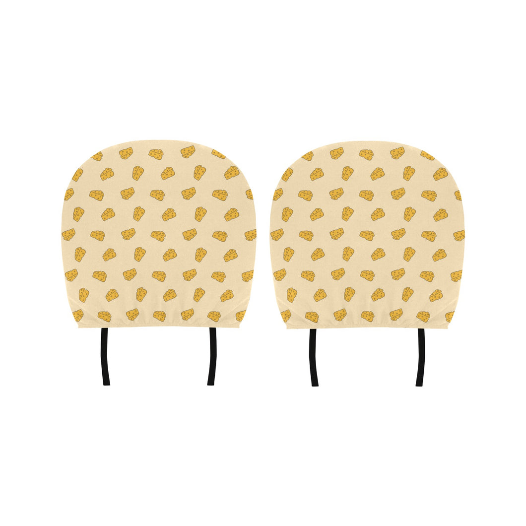 Cheese pattern Car Headrest Cover