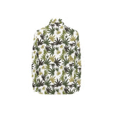 Canabis Marijuana Weed Pattern Print Design 05 Women's Long Sleeve Polo Shirt