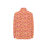 Tropical grapefruit pattern Women's Long Sleeve Polo Shirt