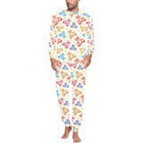 Teddy Bear Pattern Print Design 05 Men's All Over Print Pajama