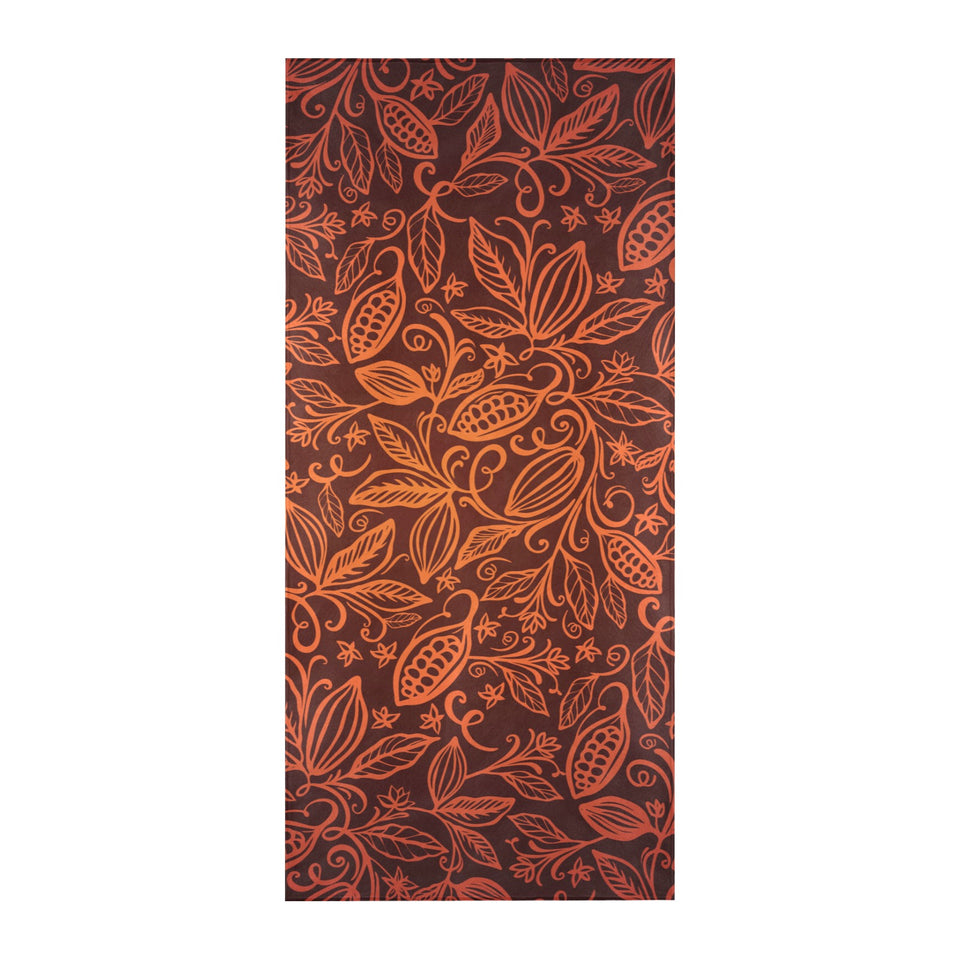 cacao beans tribal polynesian pattern Beach Towel