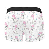 Cute poodle dog star pattern Men's All Over Print Boxer Briefs Men's Underwear