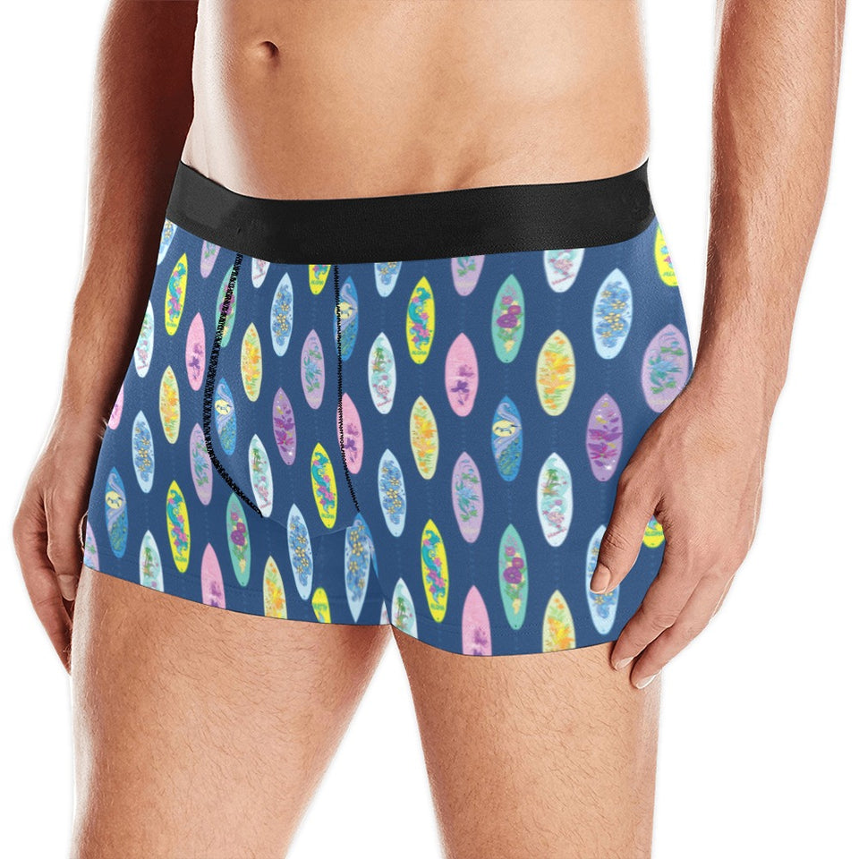 Surfboard Pattern Print Design 03 Men's All Over Print Boxer Briefs Men's Underwear
