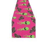 Alien Pattern Print Design 03 Table Runner