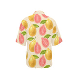 Beautiful guava pattern Women's All Over Print Hawaiian Shirt