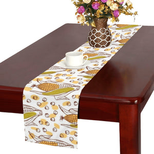 Corn Pattern Print Design 02 Table Runner