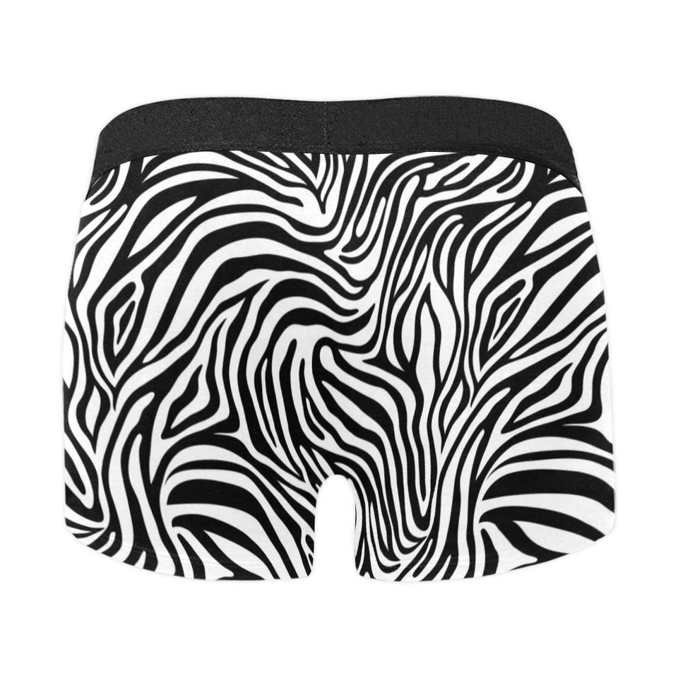 Zebra skin pattern Men's All Over Print Boxer Briefs Men's Underwear