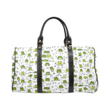 Sketch funny frog pattern Travel Bag