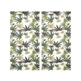 Canabis Marijuana Weed Pattern Print Design 05 Gauze Curtain
