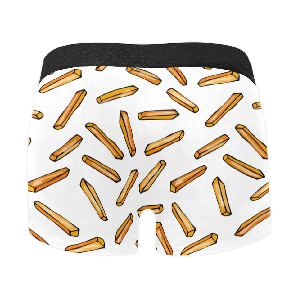 French fries potato pattern Men's All Over Print Boxer Briefs Men's Underwear