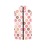Colorful donut pattern Women's Padded Vest