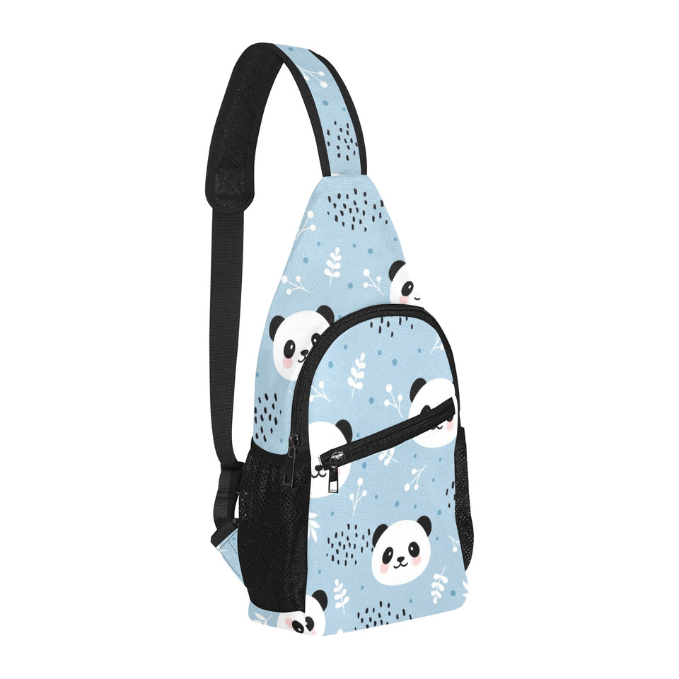 Cute panda pattern All Over Print Chest Bag