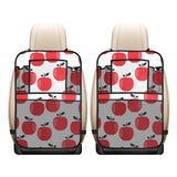 red apples white background Car Seat Back Organizer
