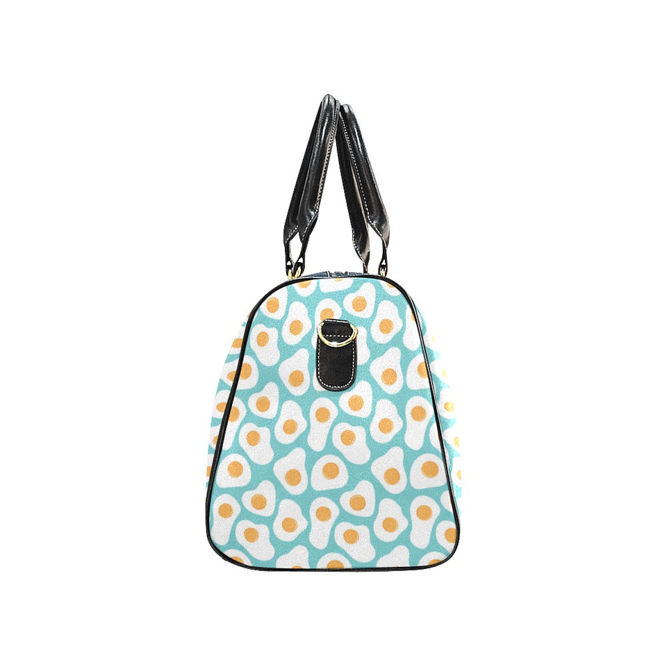 Fried Eggs Pattern Print Design 04 Travel Bag