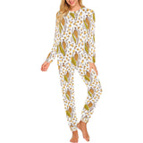Corn Pattern Print Design 02 Women's All Over Print Pajama Set