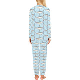 Swordfish Pattern Print Design 01 Women's All Over Print Pajama Set