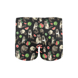 Raccoon watermelon pattern Men's Swimming Trunks