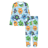 Alien Pattern Print Design 04 Women's All Over Print Pajama Set