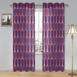 Eiffel Tower Pattern Print Design 05 Gauze Curtain