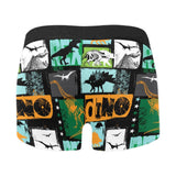 dinosaurs print pattern Men's All Over Print Boxer Briefs Men's Underwear