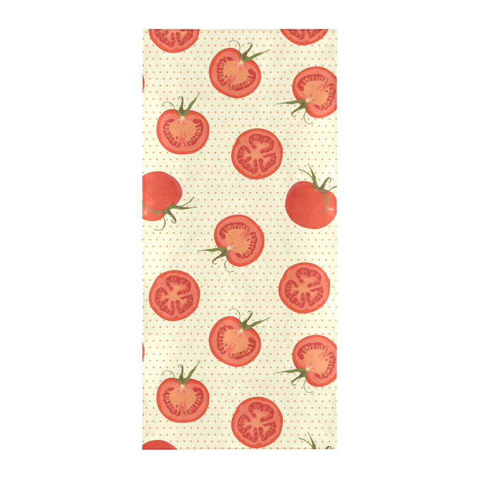 Tomato dot background Beach Towel