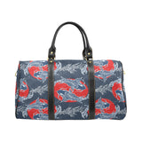 Koi Fish Carp Fishs hand drawn japanese art Travel Bag