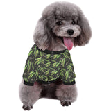 Green Peas Pattern Print Design 02 All Over Print Pet Dog Round Neck Fuzzy Shirt