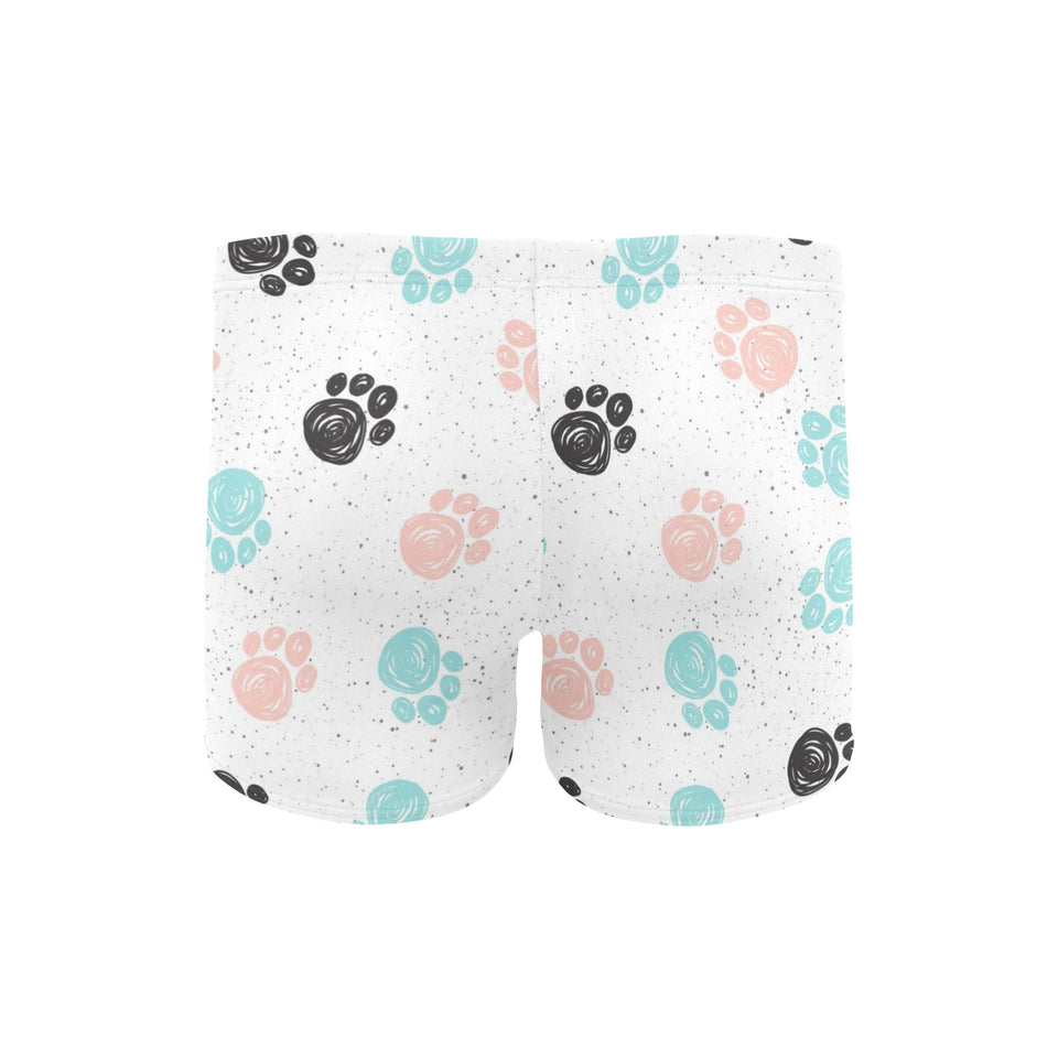 Dog Paws Pattern Print Design 04 Men's Swimming Trunks