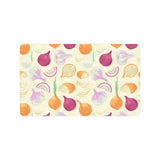 Onion garlic white red pattern Doormat