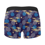Blue japanese pattern cloud wave flower Men's All Over Print Boxer Briefs Men's Underwear