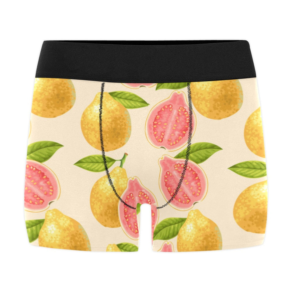 Beautiful guava pattern Men's All Over Print Boxer Briefs Men's Underwear