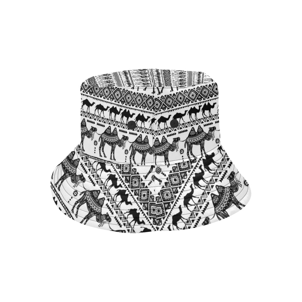 Camel polynesian tribal pattern Unisex Bucket Hat