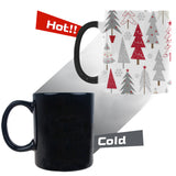 Cute Christmas tree pattern Morphing Mug Heat Changing Mug