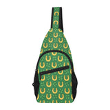 Horseshoes Pattern Print Design 05 All Over Print Chest Bag