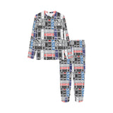 Skate Board Pattern Print Design 04 Kids' Boys' Girls' All Over Print Pajama Set