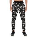 Crow illustration pattern Unisex Casual Sweatpants