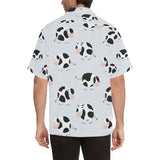 Cute cows pattern Men's All Over Print Hawaiian Shirt